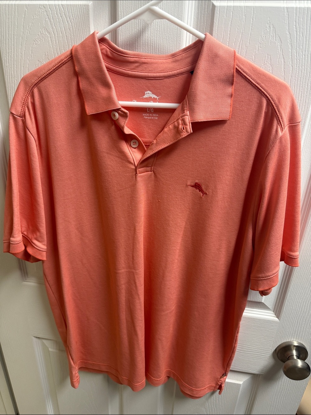 Tommy Bahama Men's Short Sleeve Polo - Coral